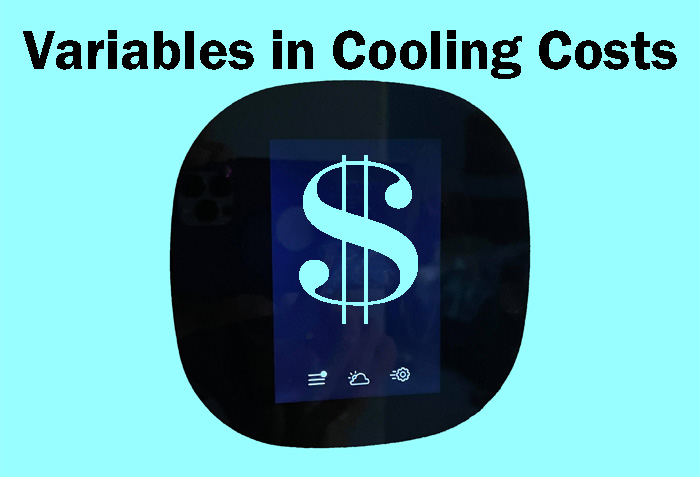 cooling costs vary