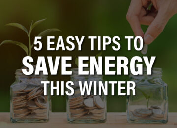 5 Easy Energy Saving Tips