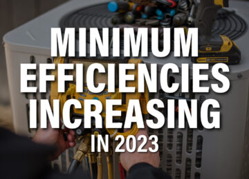 Minimum Efficiencies Increasing in 2023