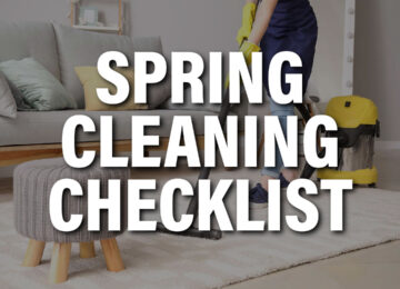 Spring Cleaning Checklist for a Healthy Home