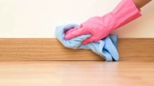 Cleaning Baseboards